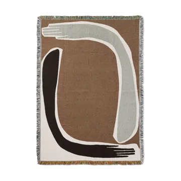 Pled Pose Tapestry 120x170 cm - Coffee - Ferm Living