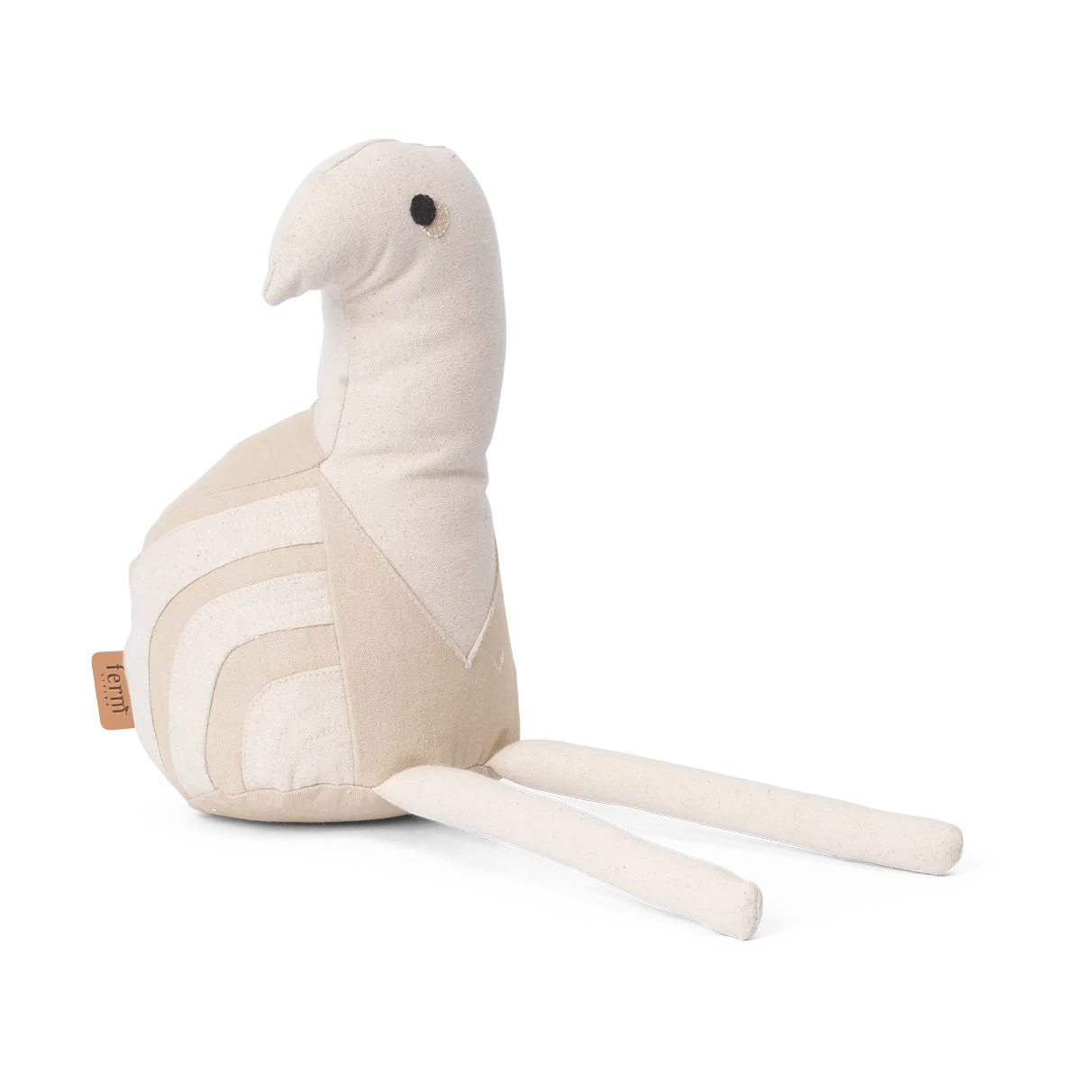 Pluszowy wąż Birdy Teddy, Naturalny - kremowy Ferm Living