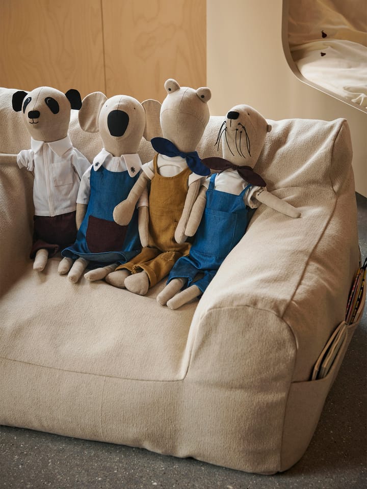 Pluszowy wąż Frog Teddy, Naturalny Ferm Living