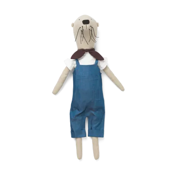 Pluszowy wąż Otter Teddy - Naturalny - Ferm Living