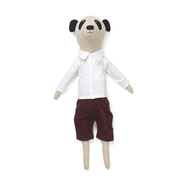 Pluszowy wąż Panda Teddy - Naturalny - Ferm Living