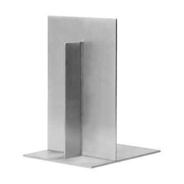 Podpórki do książek Lager 2 szt. - Aluminium - Ferm Living