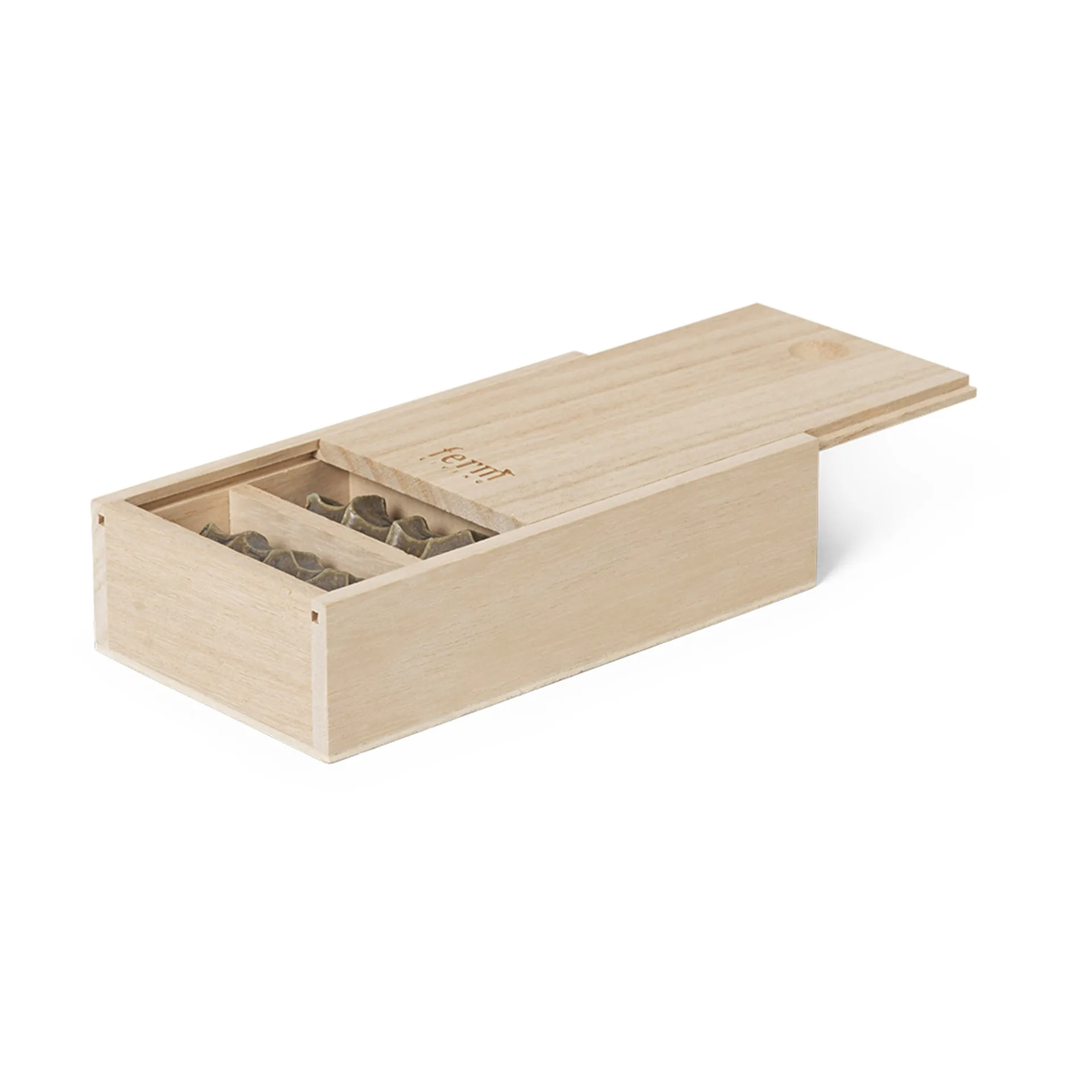 Podstawka pod sztućce Serre 4 szt., Moss green Ferm Living
