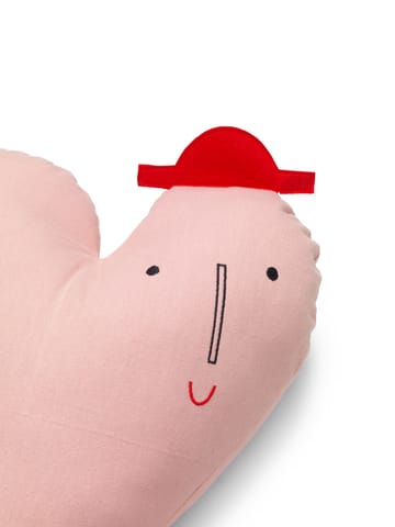 Poduszka Heart - Dusty rose - Ferm Living