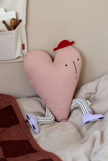 Poduszka Heart - Dusty rose - ferm LIVING