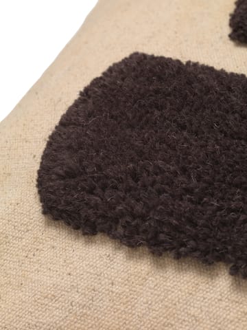 Poduszka Lay 50x50 cm  - Sand / Ciemnobrązowy - Ferm Living