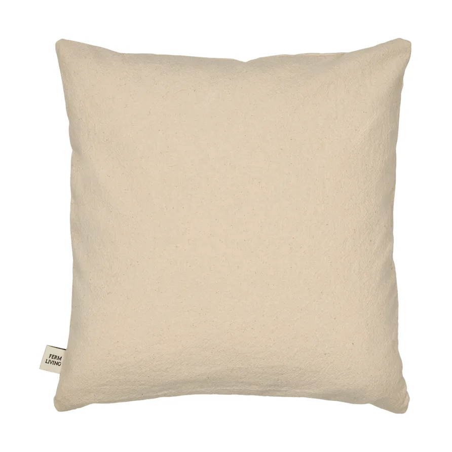 Poduszka Lunden, Off-white-dark chocolate, 30x30 cm Ferm Living