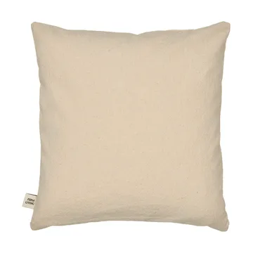 Poduszka Lunden - Off-white-dark chocolate, 30x30 cm - Ferm Living