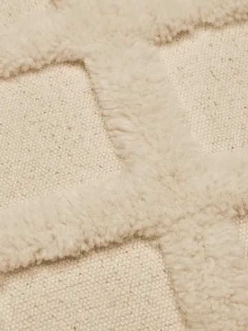 Poduszka Norte grid - Off-white, 50x50 cm - Ferm Living