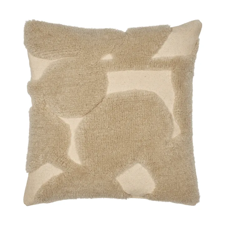 Poduszka tufted Cilla - Off-white-parchment, 50x50 cm - Ferm Living