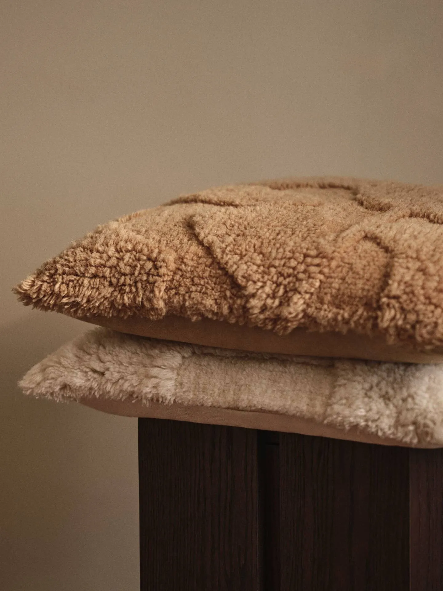 Poduszka tufted Rime, Off-white, 50x50 cm Ferm Living