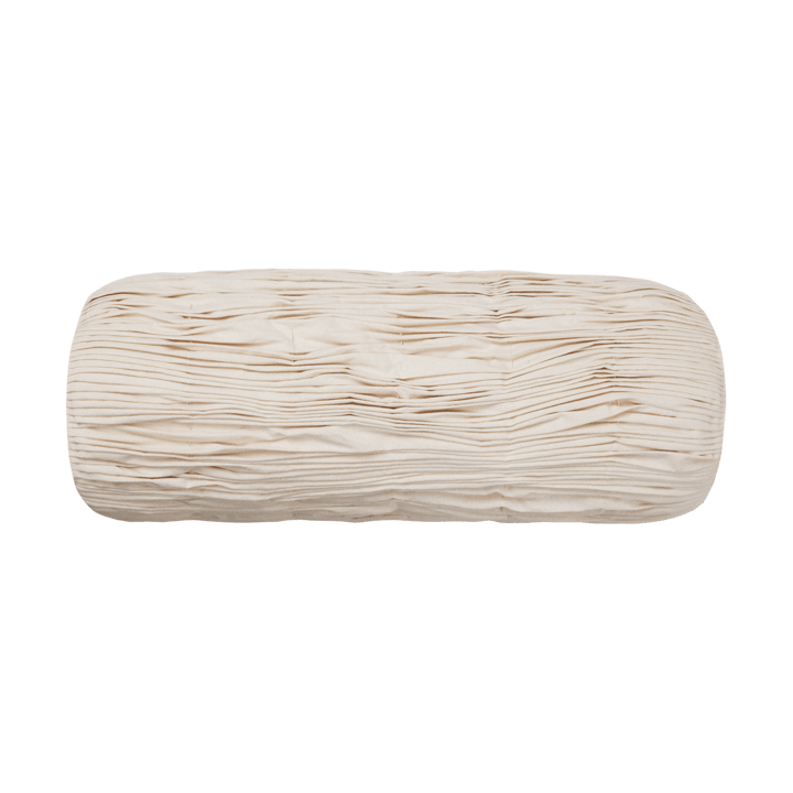 Poduszka wałek Falda smocked bolster - Undyed - Ferm Living