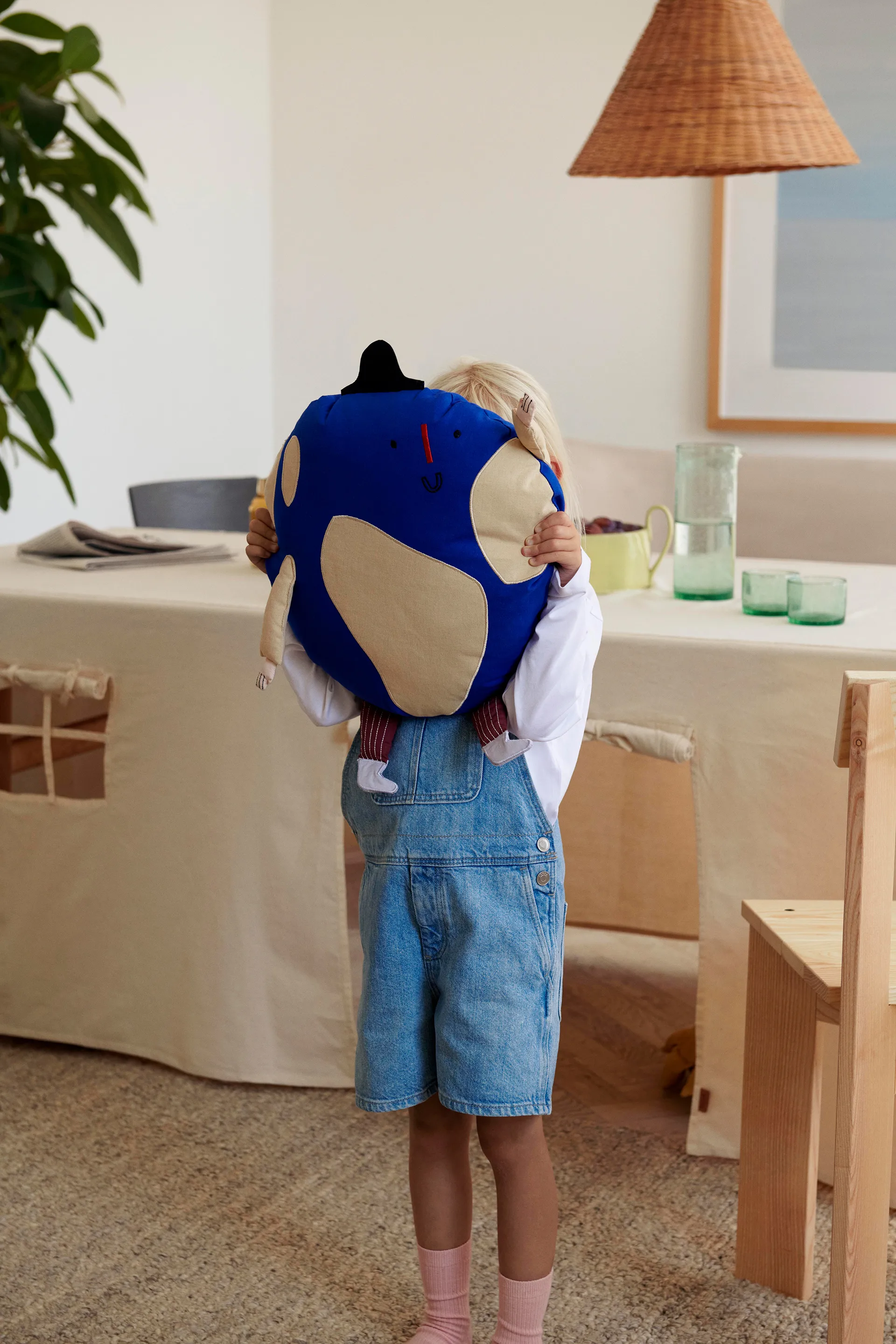 Poduszka world, Jasnoniebieski Ferm Living