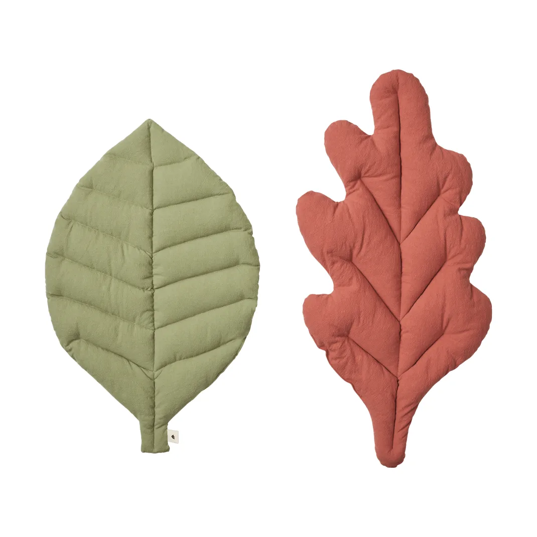 Poduszki Leaf 2 części, Tea green-baked clay Ferm Living