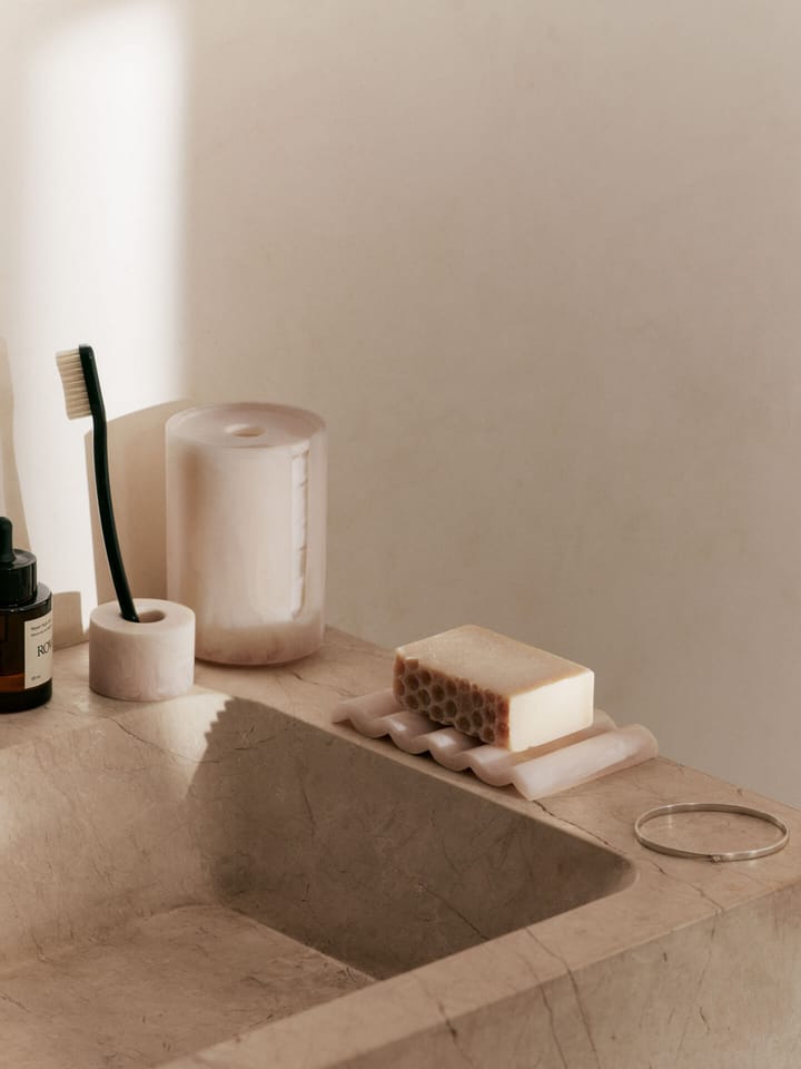 Pojemnik na płatki kosmetyczne Mist 11,8xØ8 cm, Pearl Ferm Living