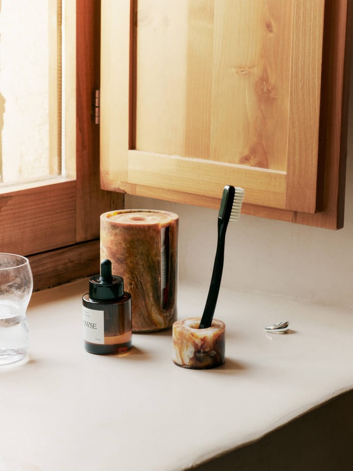 Pojemnik na płatki kosmetyczne Mist 11,8xØ8 cm, Sugar Kelp Ferm Living