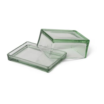 Pojemnik Oli 14,5x10,5x7 cm - Recycled clear - Ferm Living