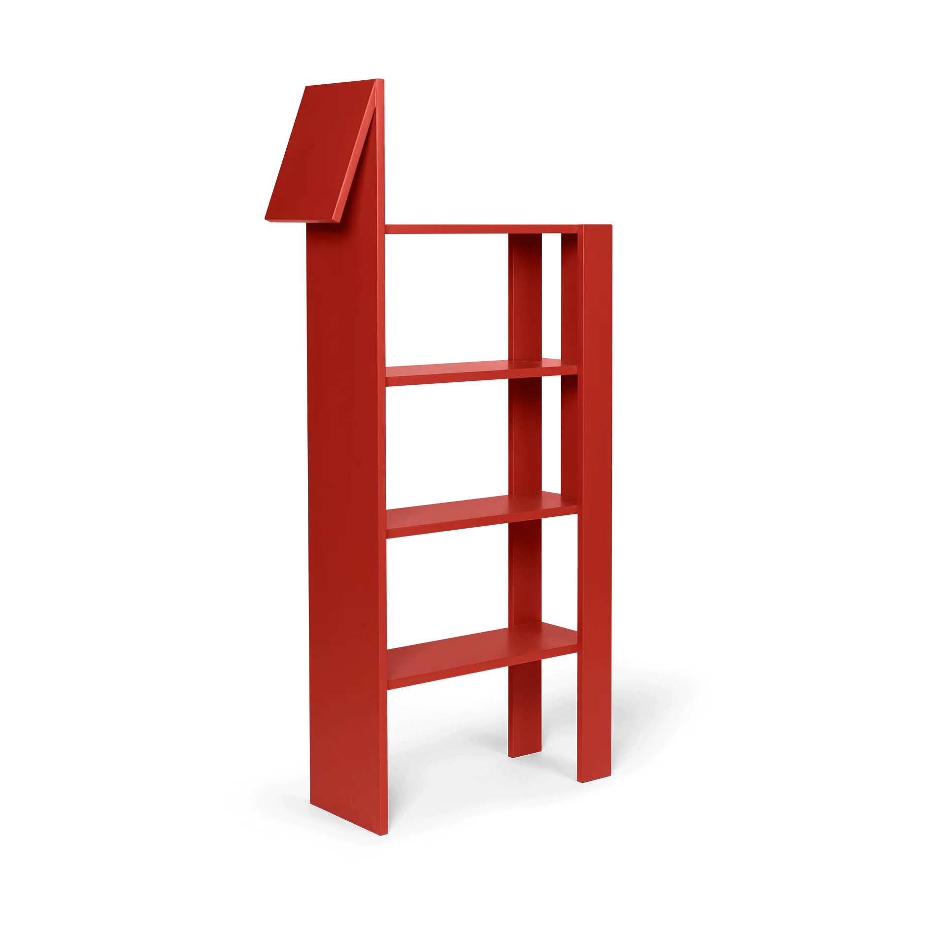 Półka na książki Giraffe 69x140 cm, Poppy Red Ferm Living