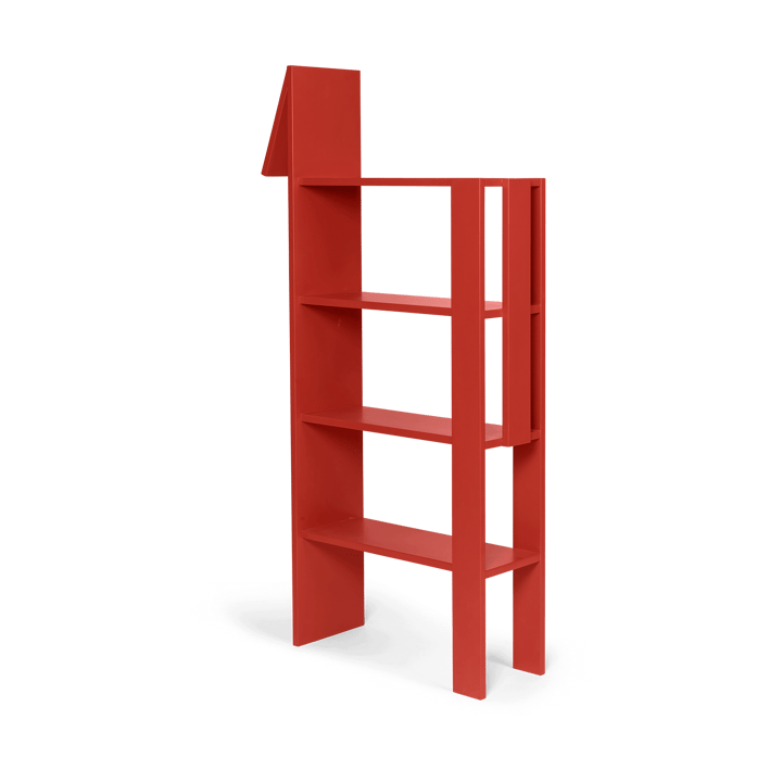 Półka na książki Giraffe 69x140 cm, Poppy Red Ferm Living