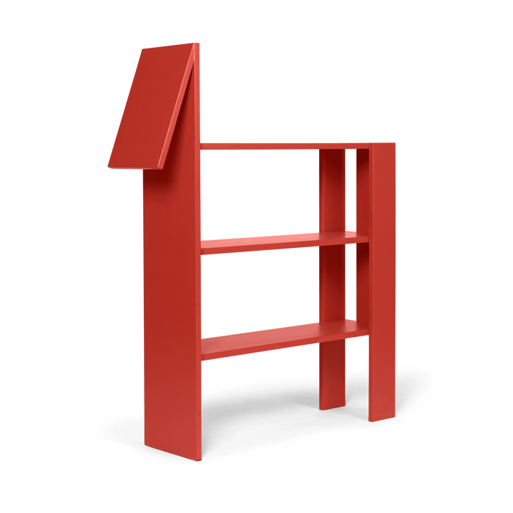 Półka na książki Horse 91x111 cm - Poppy Red - Ferm LIVING