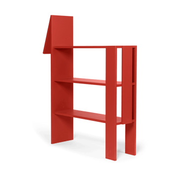 Półka na książki Horse 91x111 cm - Poppy Red - Ferm Living