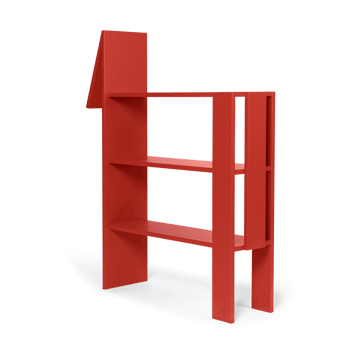 Półka na książki Horse 91x111 cm - Poppy Red - ferm LIVING