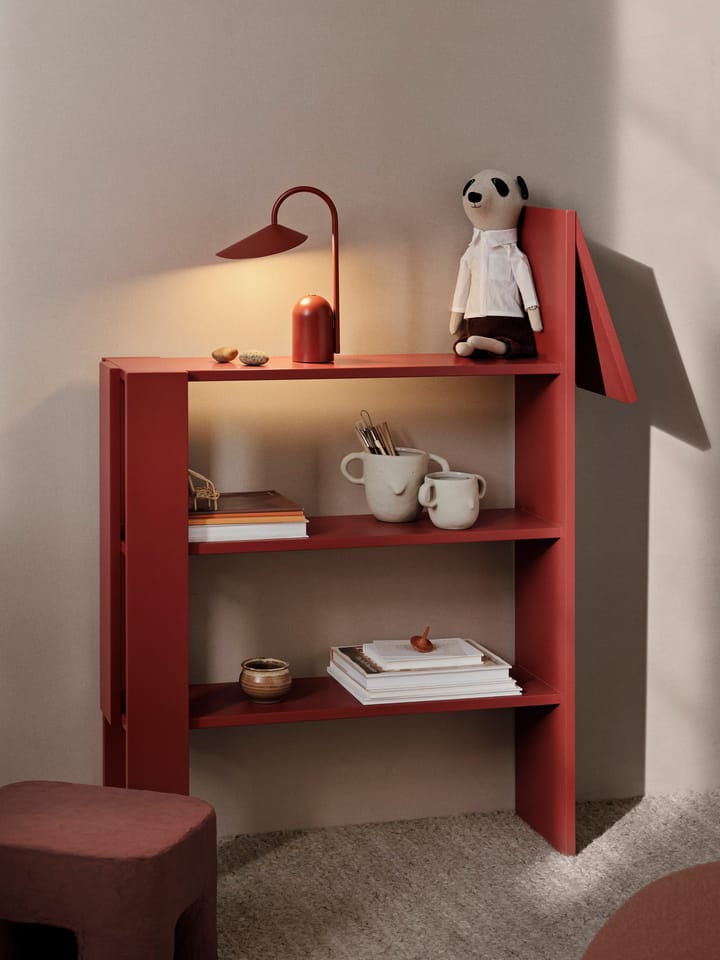 Półka na książki Horse 91x111 cm, Poppy Red Ferm Living