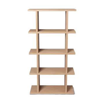 Półka na książki Kona 1x4 - Natural - Ferm Living
