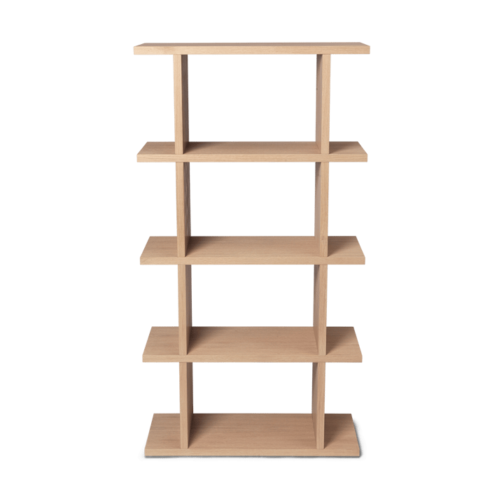 Półka na książki Kona 1x4 - Natural - Ferm Living