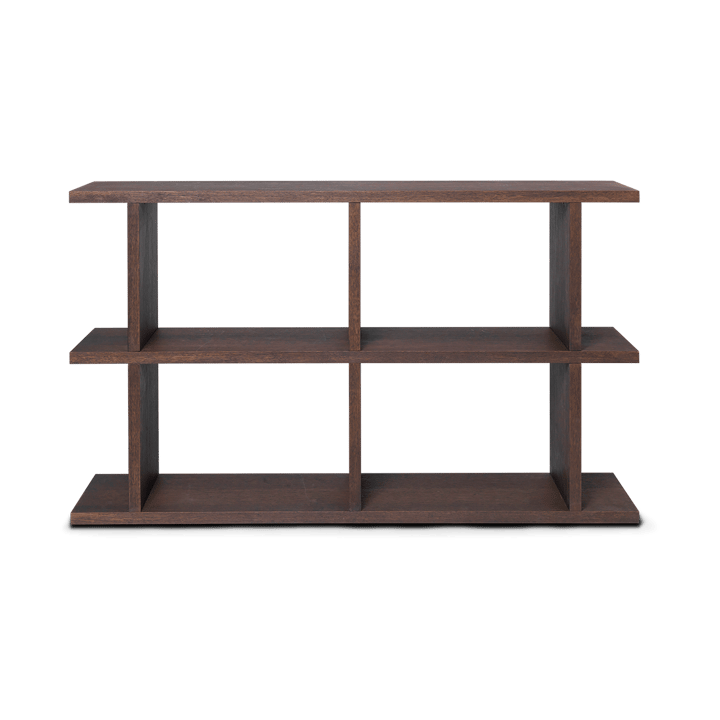 Półka na książki Kona 2x2 - Dark stained - Ferm Living