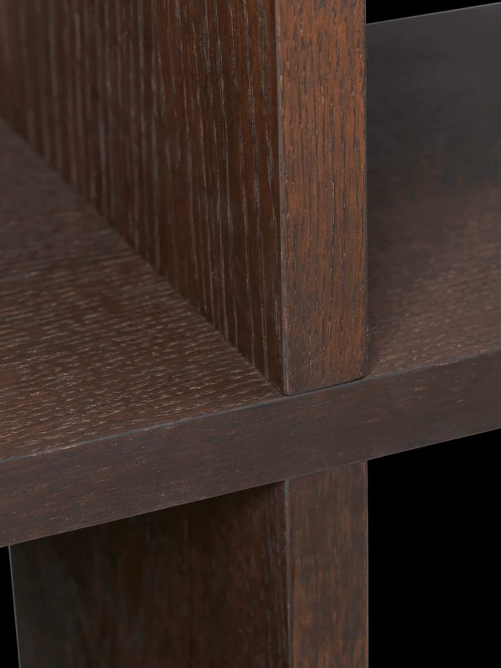 Półka na książki Kona 2x4, Dark stained Ferm Living