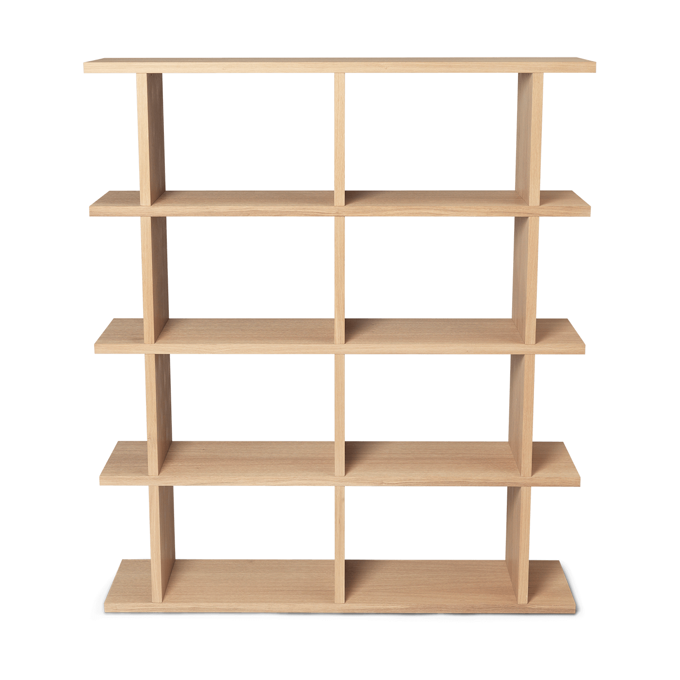 Ferm Living Półka na książki Kona 2x4 Natural | Skandynawski Design | Półki i systemy półek | Beżowy