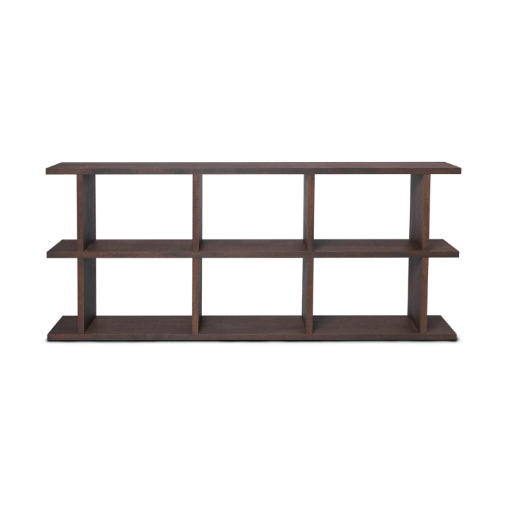 Półka na książki Kona 3x2 - Dark stained - Ferm Living