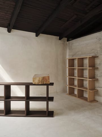 Półka na książki Kona 3x2 - Dark stained - Ferm Living