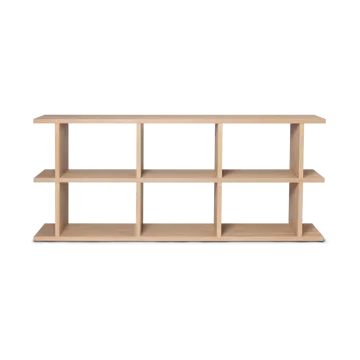 Półka na książki Kona 3x2 - Natural - Ferm Living