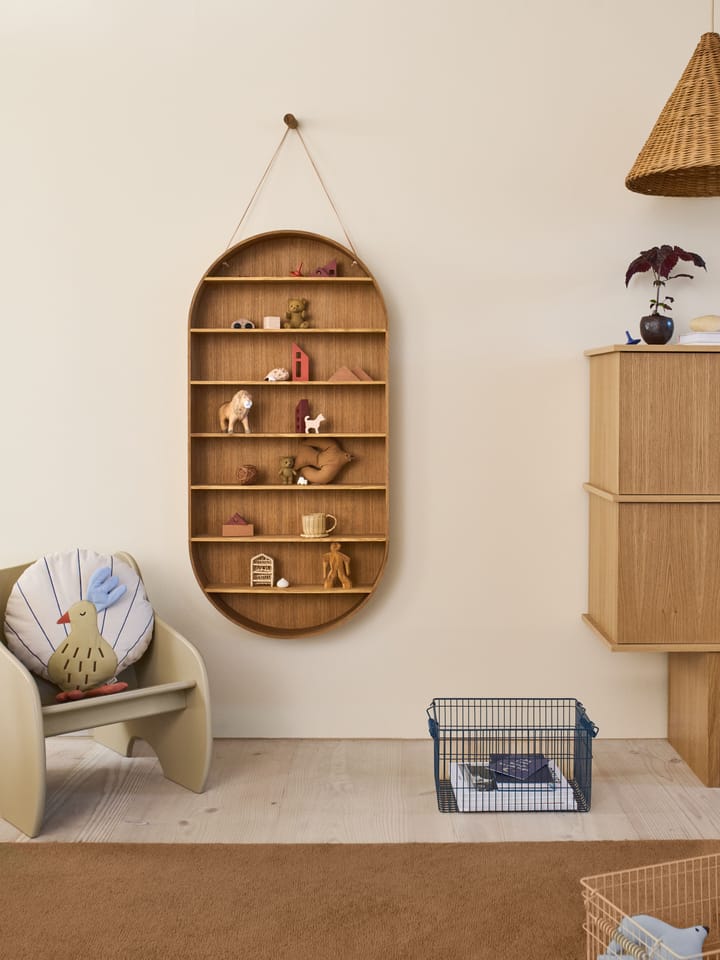 Półka Oval Dorm, Oiled oak Ferm Living
