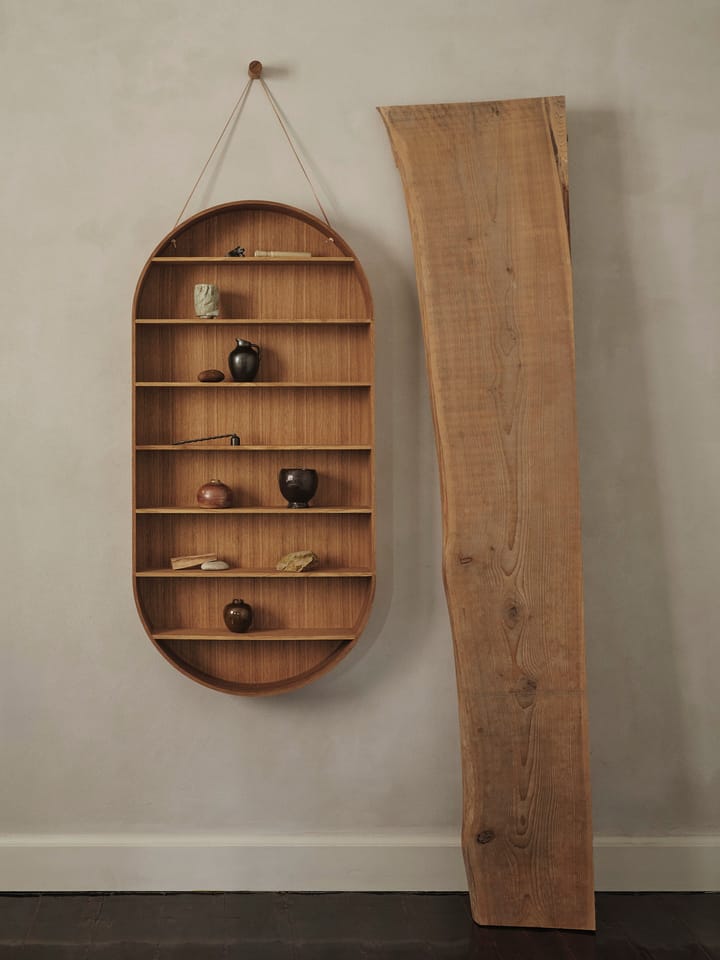 Półka Oval Dorm, Oiled oak Ferm Living