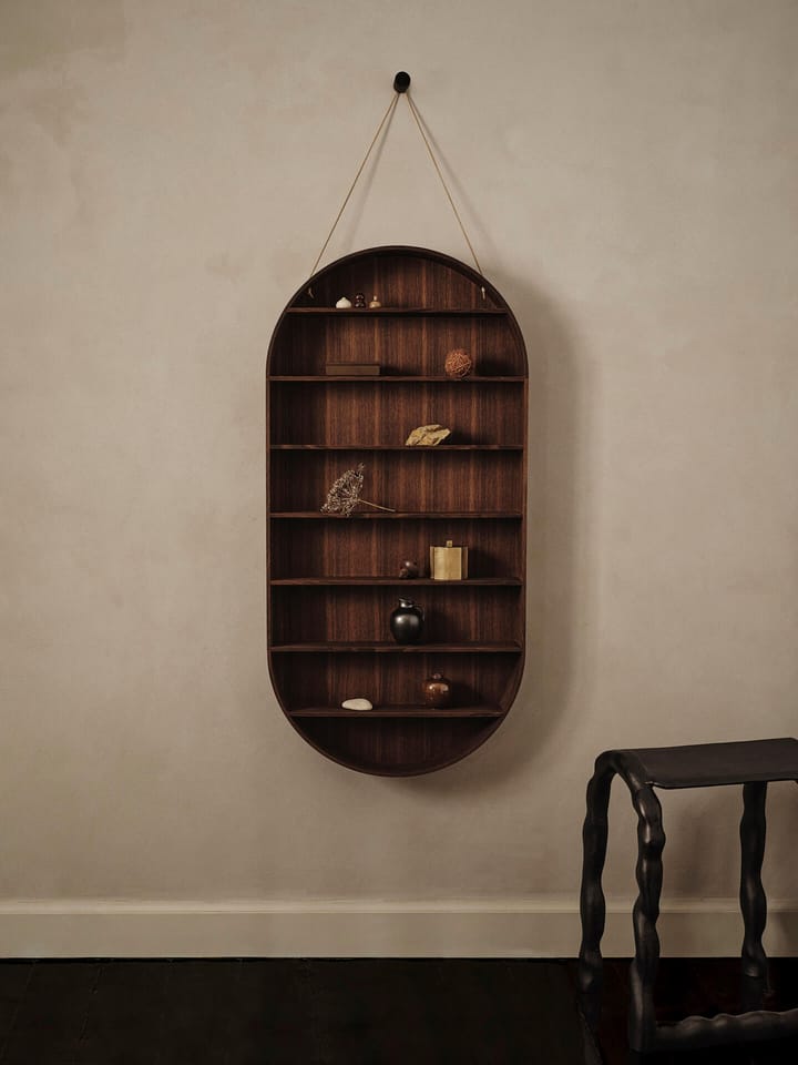 Półka Oval Dorm, Smoked oak Ferm Living