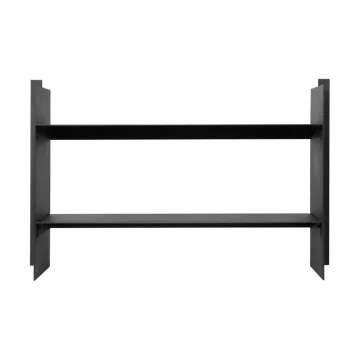 Półka ścienna Lager 26x77 cm - Black - Ferm Living