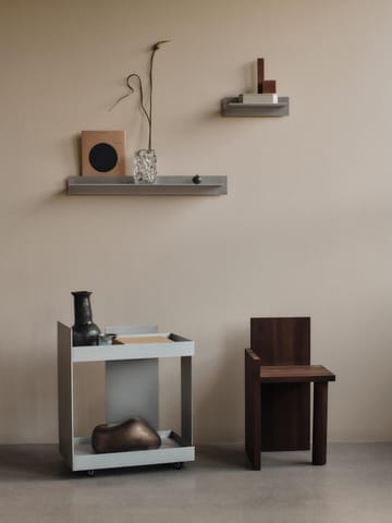 Półka ścienna Lager singel 85 - Aluminium - Ferm Living