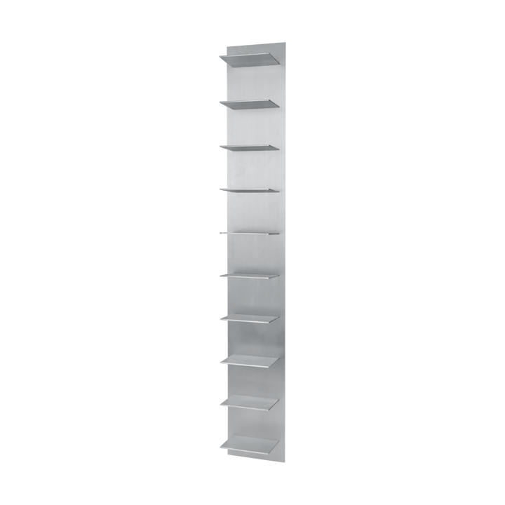 Półka ścienna Lager, sosnowa - Aluminium - Ferm Living