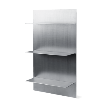 Półka wisząca Lager triple 55x100 cm - Aluminium - ferm LIVING