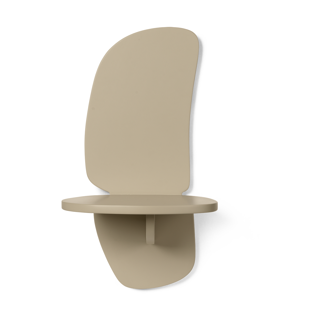Ferm Living Półka wisząca Pilu 40 cm Cashmere | Skandynawski Design | Półki i systemy półek | Beżowy