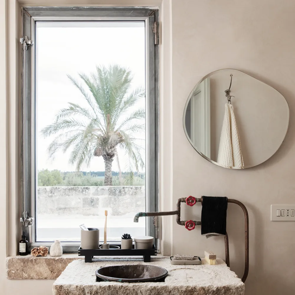 Pond lustro, Dark chrome, xl Ferm Living