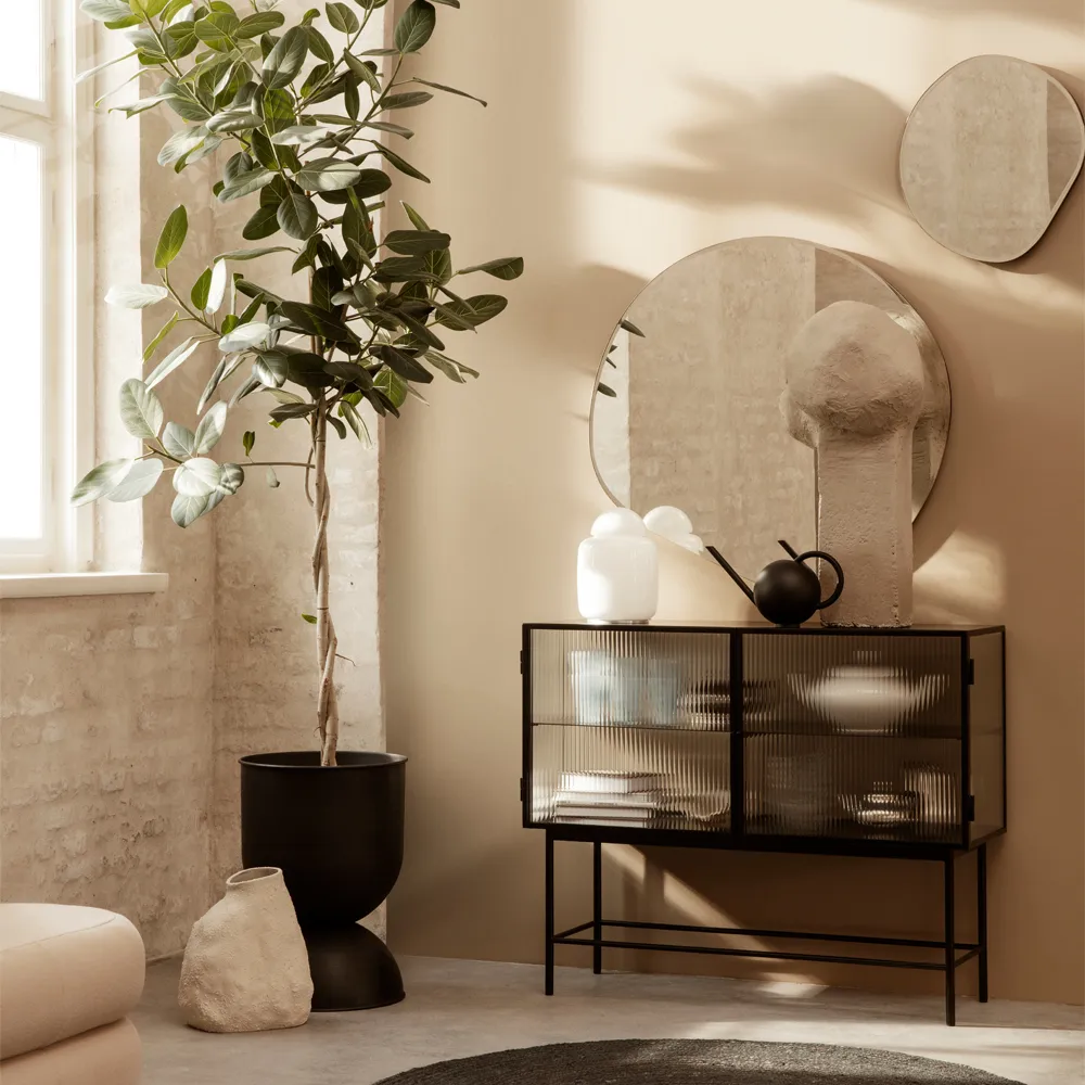 Pond lustro, Dark chrome, xl Ferm Living