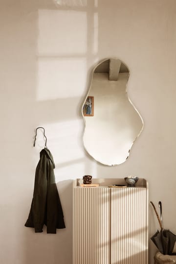 Pond lustro, duże - Brass - Ferm Living