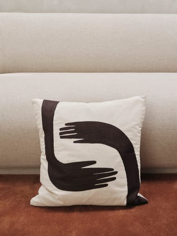 Pose poduszka 50x50 cm - Coffee-undyed - Ferm Living