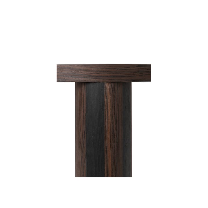 Post stolik boczny , dąb wędzony, small, lines Ferm Living