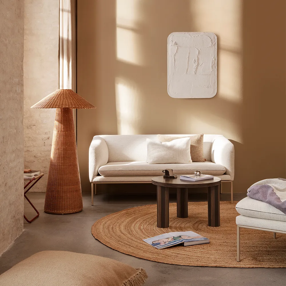 Post stolik boczny , dąb wędzony, small, star Ferm Living