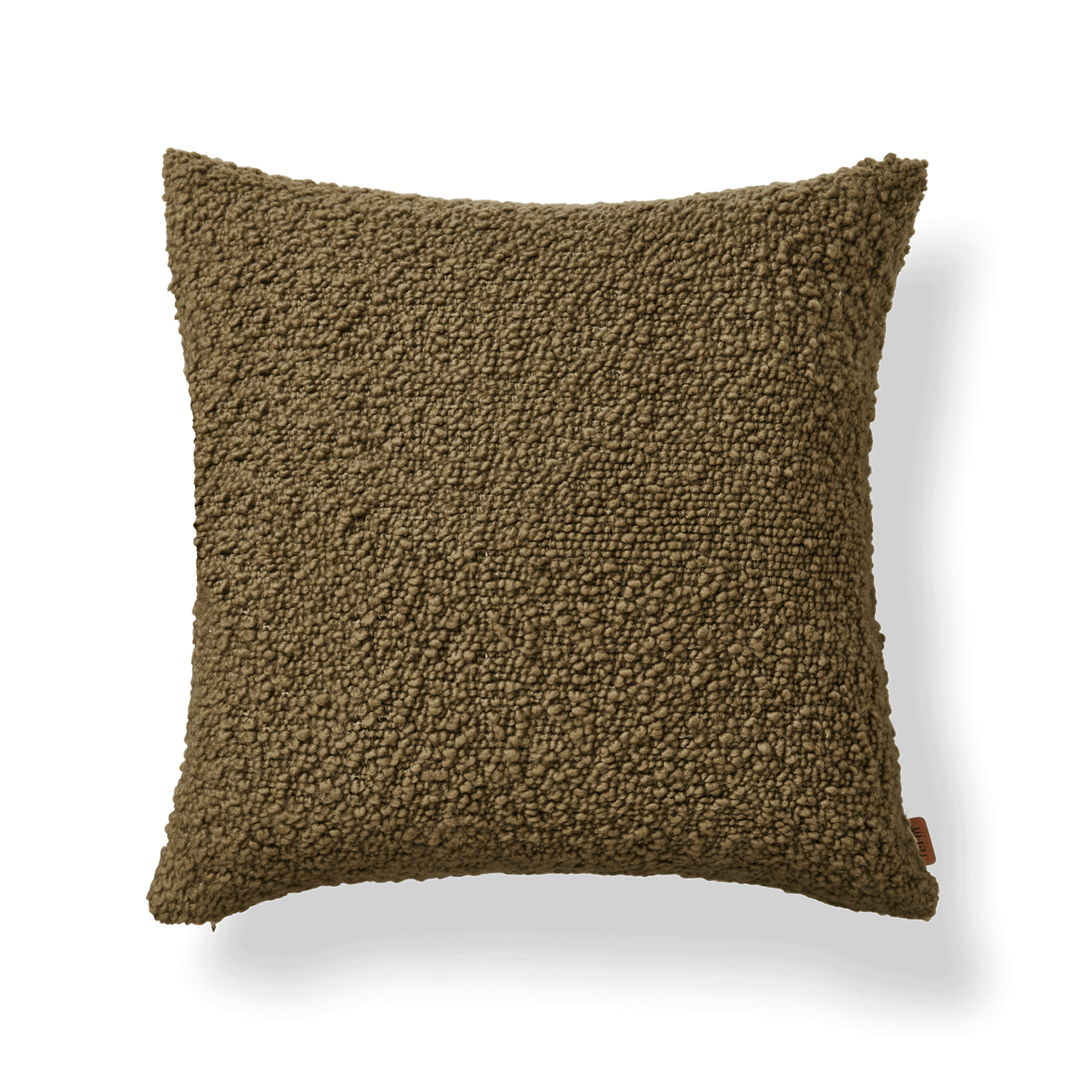 Ferm Living Poszewka Moor 50x50 cm Olive | Skandynawski Design | Poszewki na poduszki | Zielony